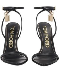 Tom Ford - Heeled Sandal Leather Goat - Lyst