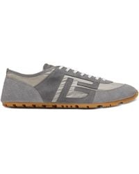 Balmain - Suede Racer 45 Sneakers - Lyst