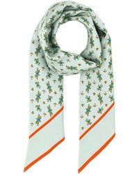 Prada - Printed Twill Foulard - Lyst