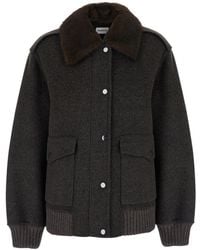 P.A.R.O.S.H. - Wool Jacket Coat - Lyst