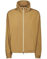 Herno - High Collar Techno Taffeta Jacket For - Lyst