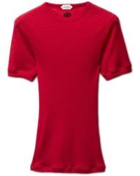 Versace - Medusa Embroidered Short Sleeve Top Size 40 - Lyst