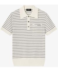 A.P.C. - A. P.C. Polo Aline Shirt - Lyst