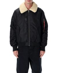Alpha Industries - B-15 Mod Reversible Bomber - Lyst