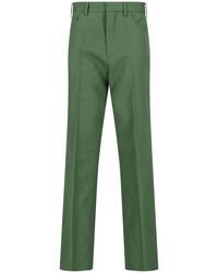 Marni - High-Waist Straight-Leg Wool Trousers - Lyst