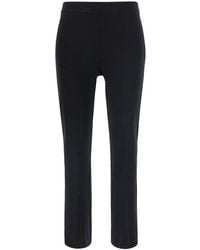 Jucca - High-Waist Fitted Tech Trousers With Tone-On-Tone Stitching - Lyst
