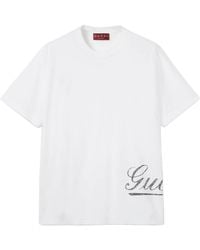 Gucci - Classic Logo Print Short Sleeve Tee - Lyst