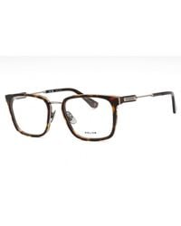 Police - Sleek Rectangular Eyeglasses With Clear Demo Lens - Lyst