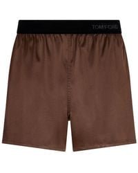 Tom Ford - Silk Pajama Shorts - Lyst