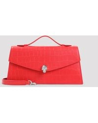 McQueen - Skull Mini Top Handle Bag - Lyst