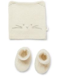 Teddy & Minou - Tricot Hat And Shoes - Lyst