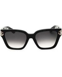 Roberto Cavalli - Sleek Rectangular Mini Sunglasses - Lyst