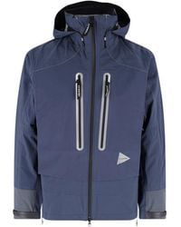 and wander - Pertex Shield Waterproof Hooded Jacket - Lyst