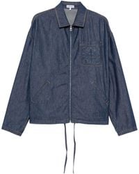 Loewe - Denim Zipped Jacket - Lyst