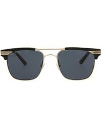 Gucci - Metal Square/Rectangle Sunglasses - Lyst