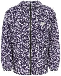 Prada - Printed Re-Nylon Windbreaker - Lyst