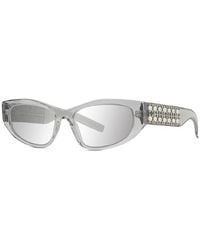 Givenchy - Transparent Mini Sunglasses With Stud Accents - Lyst