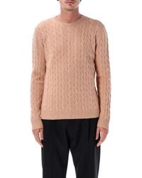 Valentino Garavani - Cable-Knit Wool Pullover - Lyst