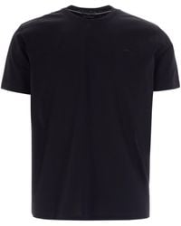 Paul & Shark - Embroidered Jersey T-Shirt - Lyst