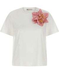 Tory Burch - Cotton T-Shirt - Lyst