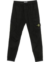 Stone Island - Logo-Patch Cargo Pants - Lyst