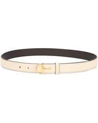 Gucci - Half Buckle Morsetto Textured Belt - Lyst