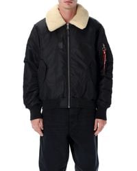 Alpha Industries - B-15 Mod Reversible Bomber - Lyst