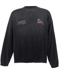Represent - Long-Sleeved Eagle T-Shirt Cotton T-Shirts - Lyst