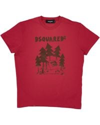 DSquared² - Fashionable Mini Print E-Collection Tee - Lyst