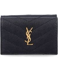 Saint Laurent - Cassandre Tiny Wallet - Lyst