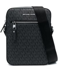 Michael Kors - Henry Logo-print Flight Bag - Lyst