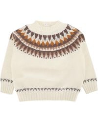 Moncler - Kids Crew Neck Knit Sweater - Lyst