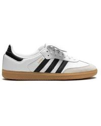 adidas Originals - White And Better Scarlet Samba Og Trainers - Lyst