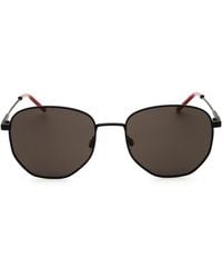 HUGO - Metal Round Sunglasses - Lyst