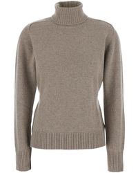 P.A.R.O.S.H. - P.A.R.O..H. Sweater High-Neck Wool Tops - Lyst