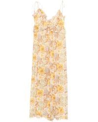 Zimmermann - Ruffled Mini Dress With Adjustable Straps - Lyst