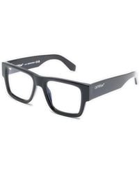 Off-White c/o Virgil Abloh - Eyeglasses Square Full Rim, Frame And Clear Light Block Lens Oerj040Style401000 Sunglasses - Lyst