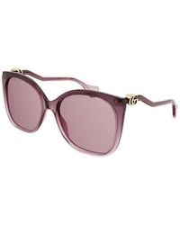 Gucci - Rectangle-Frame Acetate Acetate Sunglasses Gg1010S-004 - Lyst