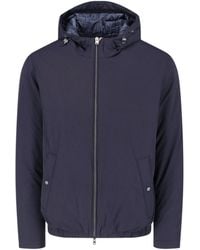 Herno - Hooded Zip-Up Jacket - Lyst
