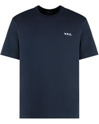 A.P.C. - T-Shirt Fabric: 100. T-Shirts - Lyst