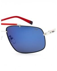 Fila - Premium Metal Rectangular Sunglasses For - Lyst