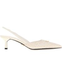 Prada - Leather Pumps - Lyst