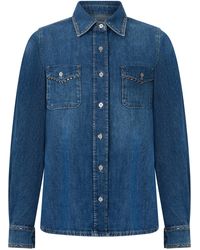 7 For All Mankind - Denim Shirt - Lyst