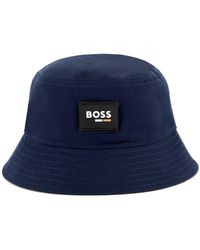 BOSS - Cotton Bucket Hat For Boys (Sizes 0/52 - Lyst
