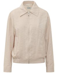 LE SULLY STUDIO - Classic Bomber Jacket With Zip - Lyst