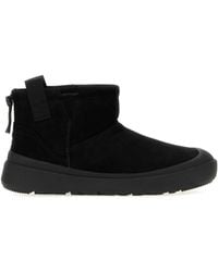 UGG - Classic Mini Outpost Leather Boots - Lyst