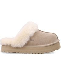 UGG - Disquette Mini Platform Suede Clogs For - Lyst