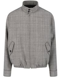 Marni - Plaid Wool Bomber Jacket - Lyst