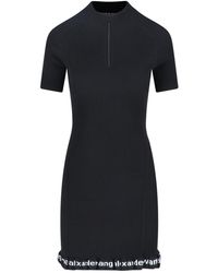 Alexander Wang - Logo Midi Dress - Lyst