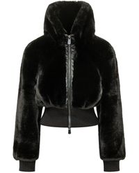 Pinko - Shearling-Lined Bomber Jacket - Lyst